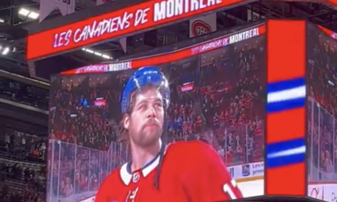Les partisans du Canadien ont réservé un beau moment à Josh Anderson