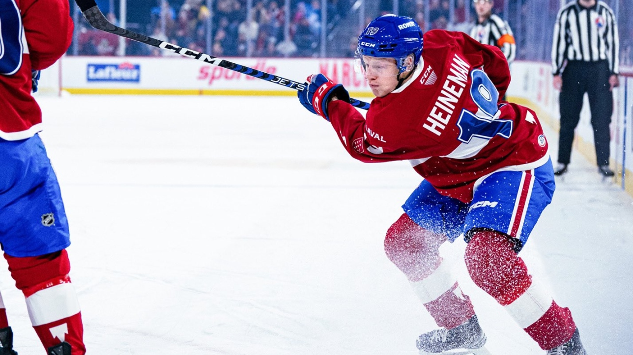 Le Canadien de Montréal vient de confirmer que le jeune attaquant Emil Heineman va jouer son premier match en carrière ce soir dans la LNH