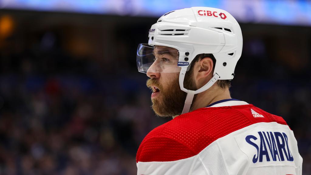 David Savard est absent de l&rsquo;entraînement