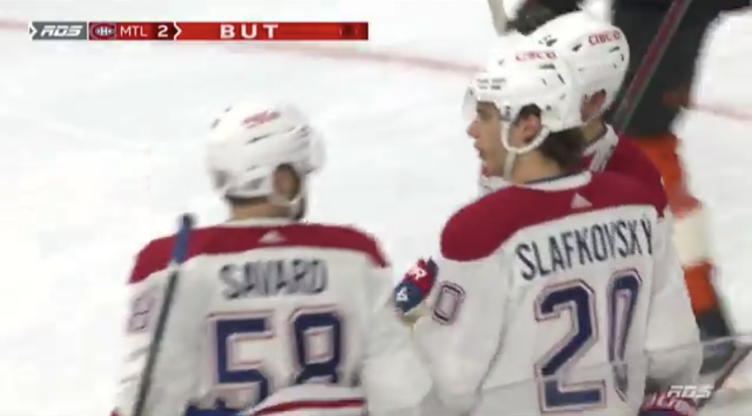 Deuxième but du Canadien: changement apporté par la LNH et c&rsquo;est finalement David Savard qui a marqué