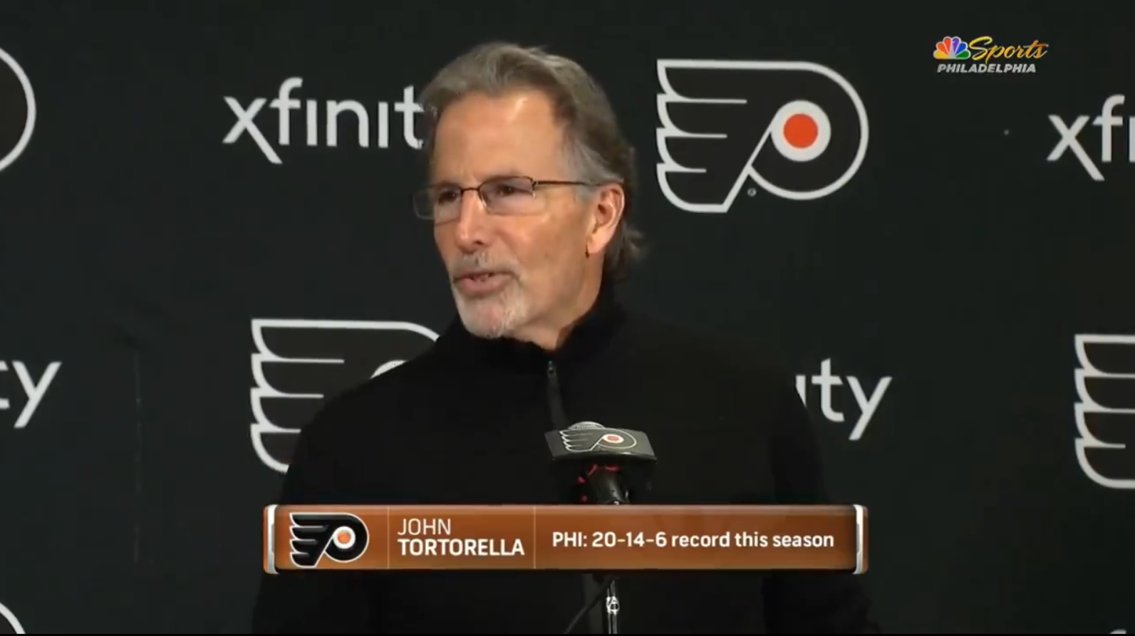John Tortorella n&rsquo;a pas manqué un journaliste après le match contre le Canadien