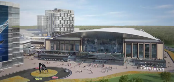 Retour de la LNH à Atlanta? On aurait donné le feu vert pour un mégaprojet d&rsquo;amphithéâtre
