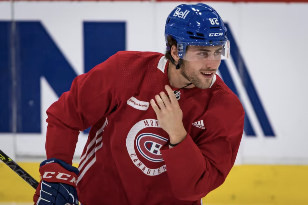 Le directeur général du Canadien de Montréal Kent Hughes a cédé l&rsquo;attaquant Lucas Condotta au Rocket de Laval