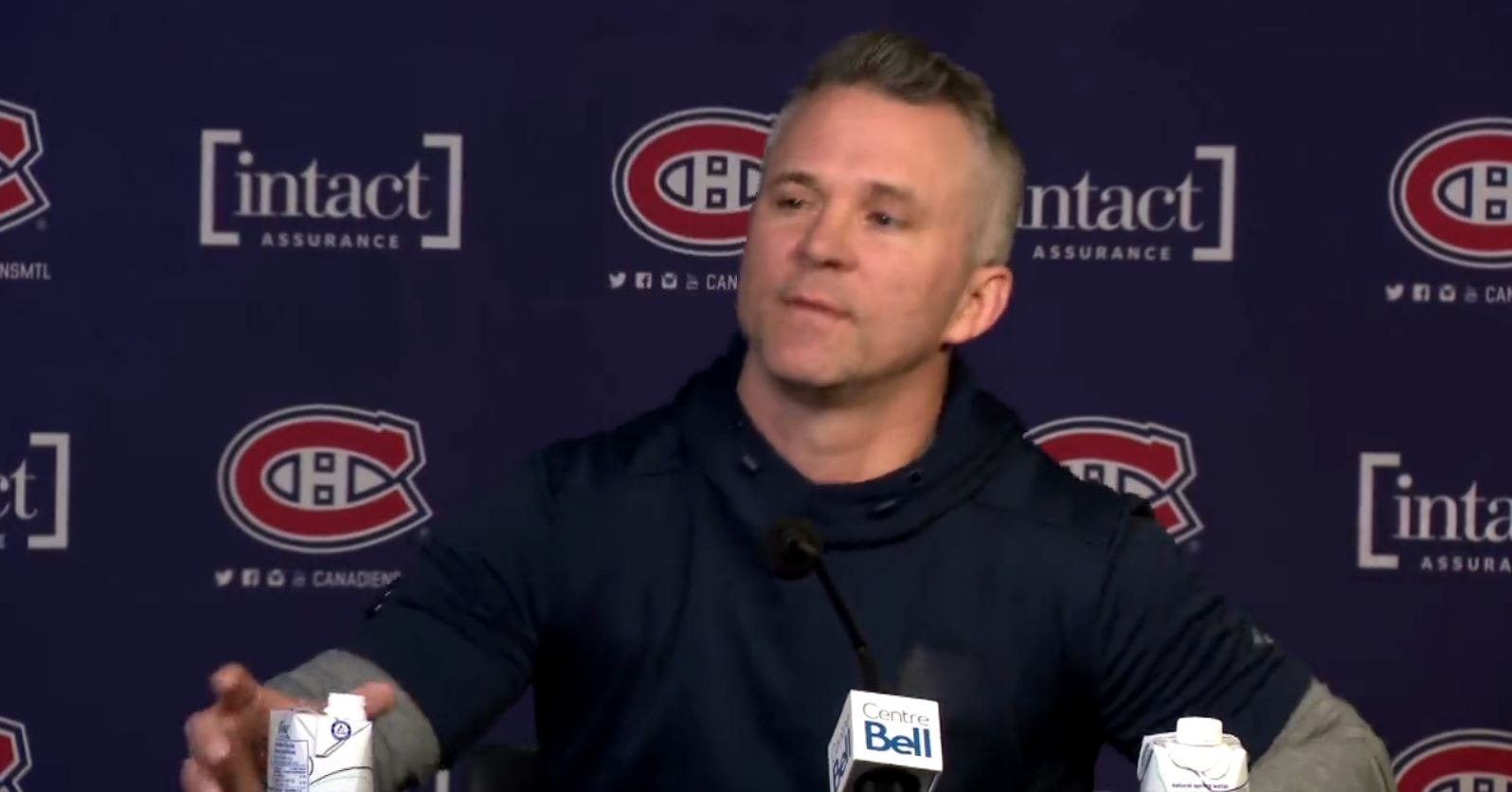 L&rsquo;entraîneur-chef du Canadien de Montréal Martin St-Louis a confirmé que le gardien de but québécois Samuel Montembeault obtiendra le départ ce samedi