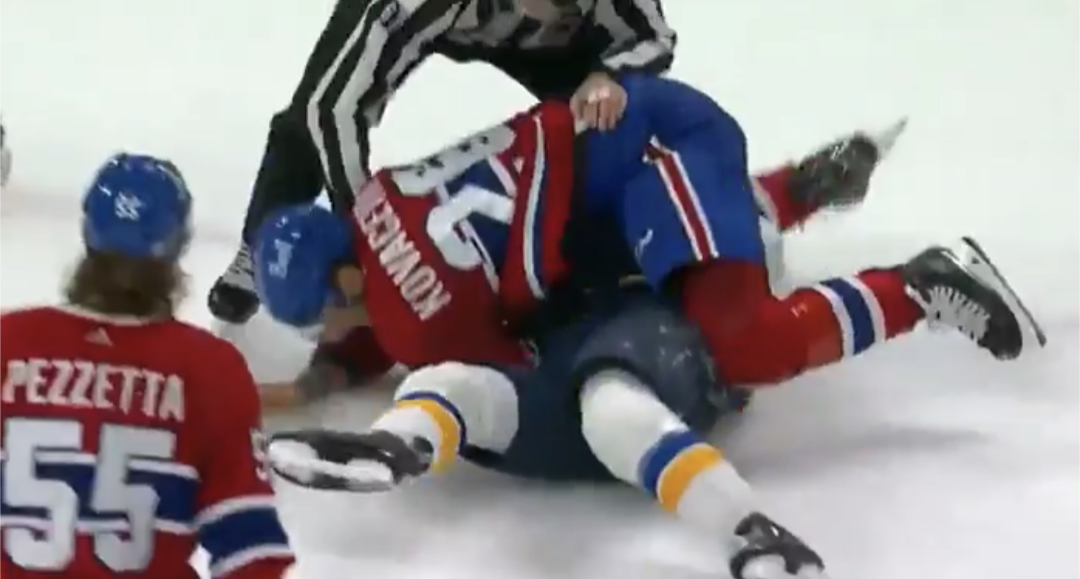 Johnathan Kovacevic s&rsquo;est battu en fin de match contre Jake Neighbours
