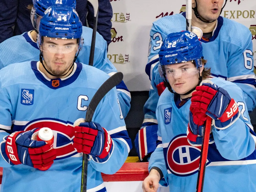 Nick Suzuki et Cole Caufield absents de l&rsquo;entraînement du Canadien