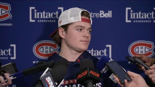 Bonne nouvelle chez le Canadien de Montréal: Cole Caufield s&rsquo;est entraîné ce matin