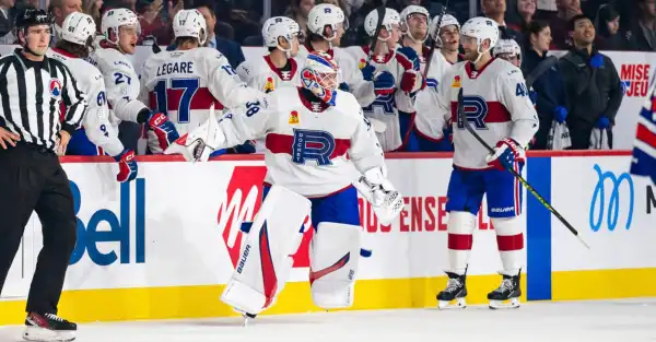 Le gardien de but Strauss Mann vient tout juste d&rsquo;être rappelé par le Rocket de Laval