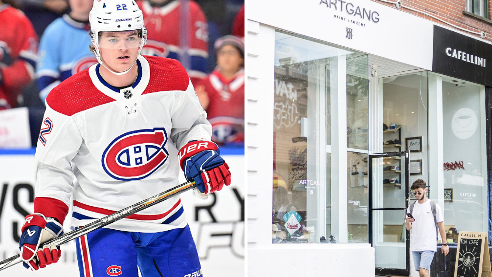 Cole Caufield encourage l&rsquo;entreprise montréalaise Artgang