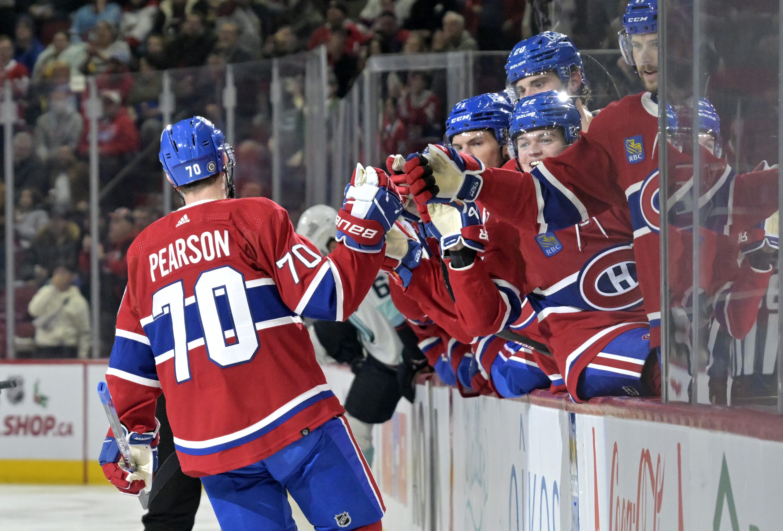 Tanner Pearson a remplacé Joshua Roy sur l&rsquo;avantage numérique