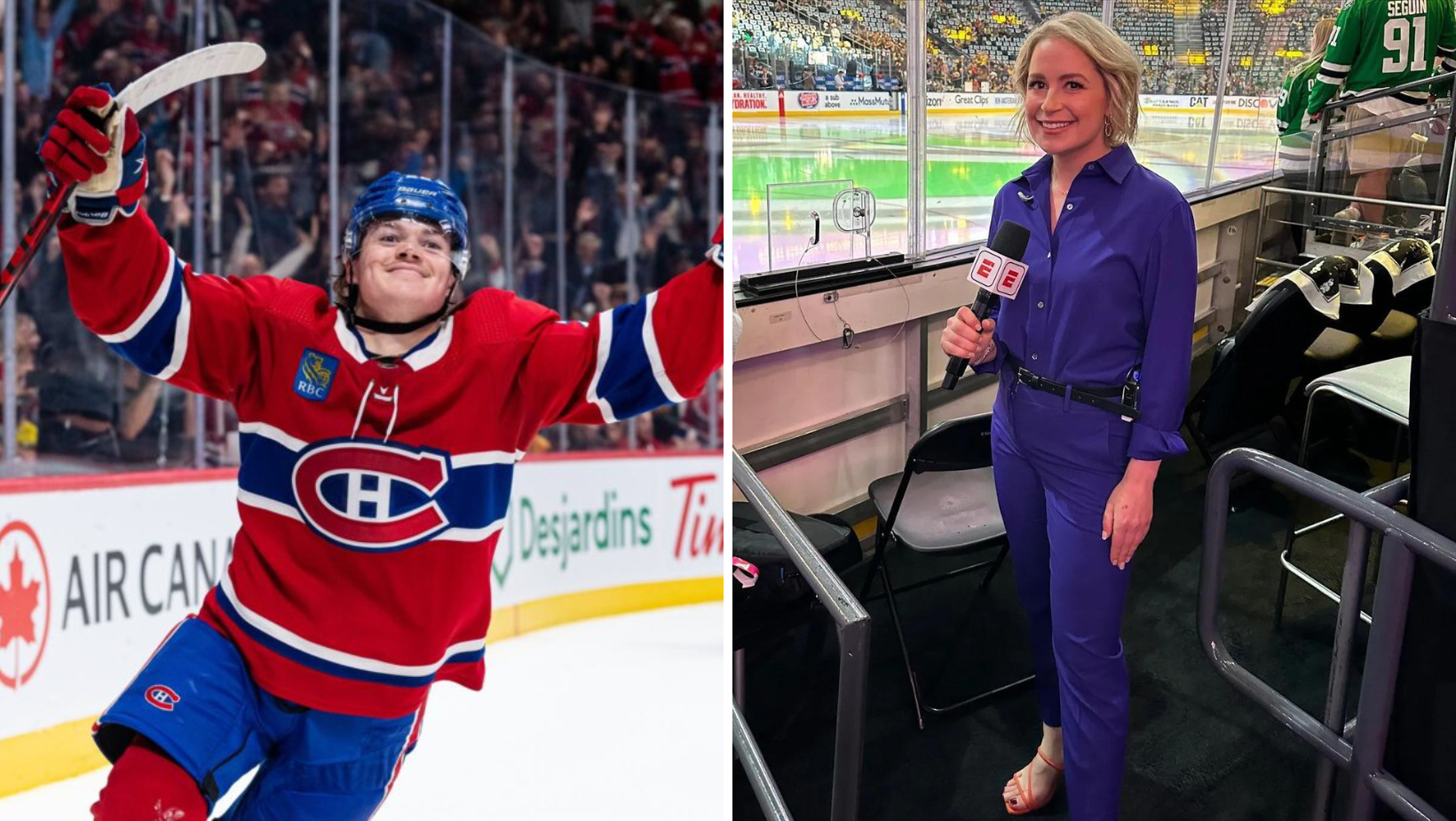 Cole Caufield s&rsquo;ouvre à Emily Kaplan en entrevue