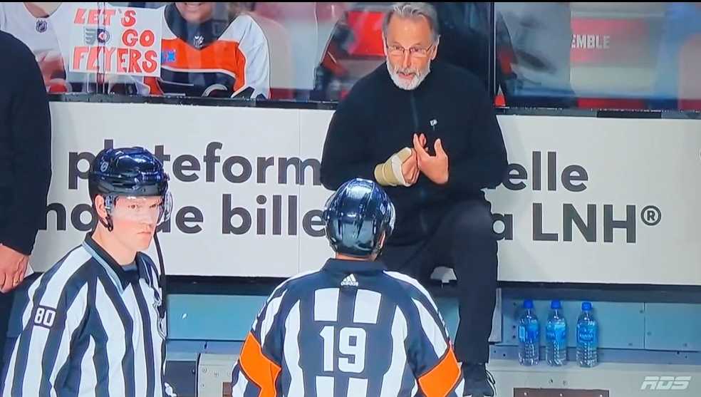John Tortorella n&rsquo;était pas content envers les arbitres