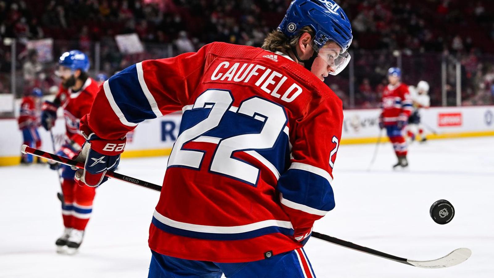 Cole Caufield allonge sa saison au Championnat du monde