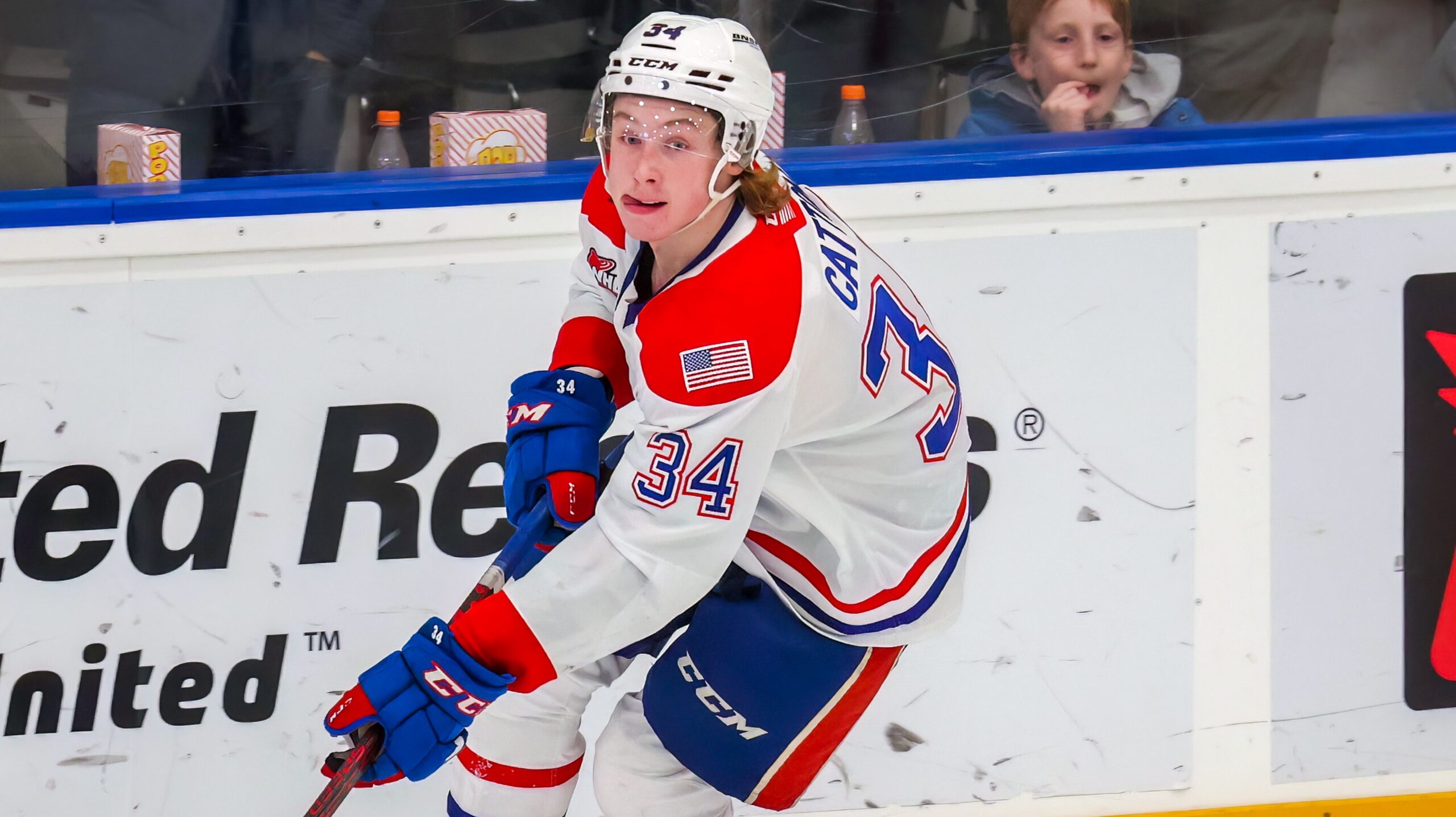 L&rsquo;espoir Berkly Catton se voit déjà sur un trio avec le Canadien