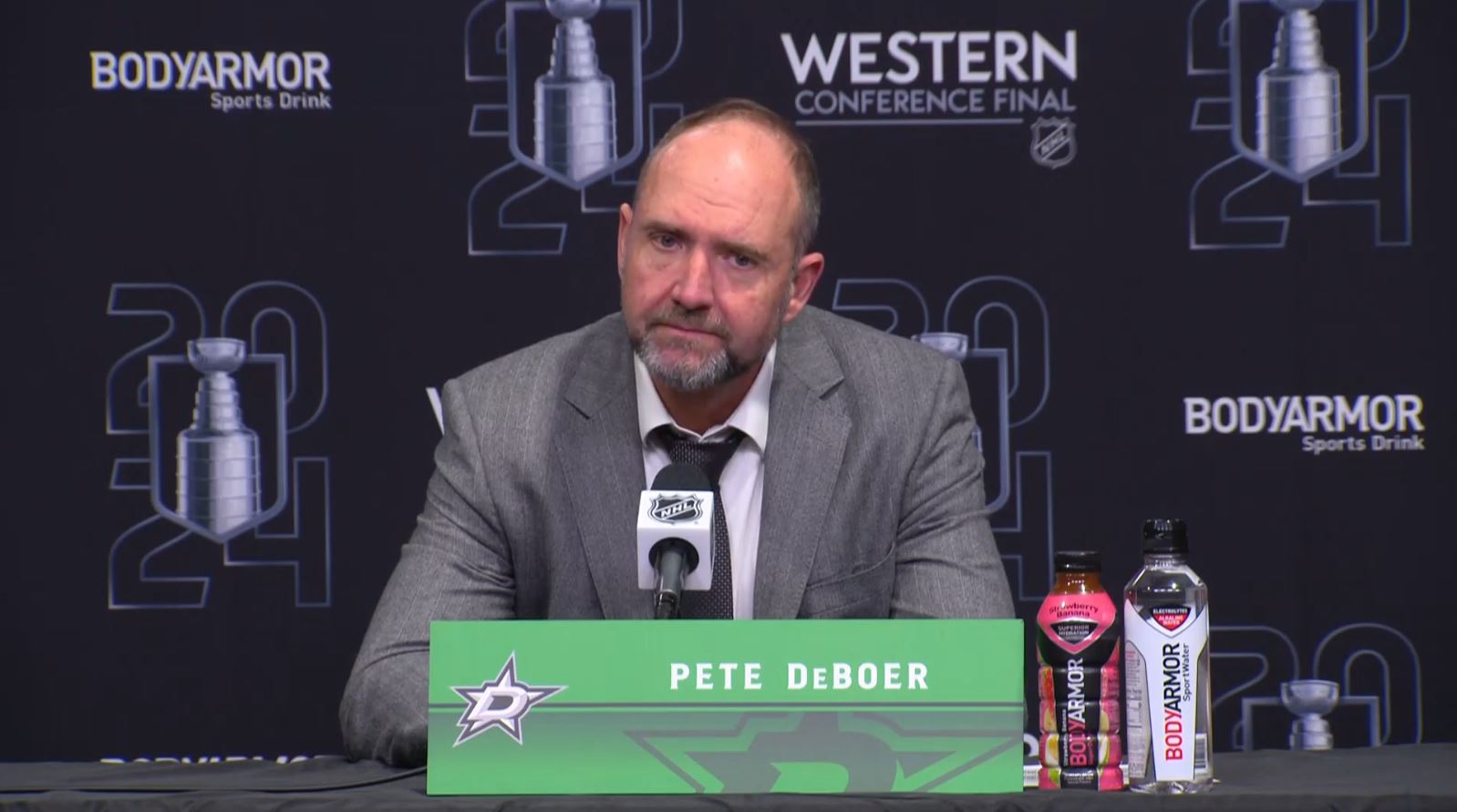 Peter DeBoer a envoyé promener un journaliste hier après la partie