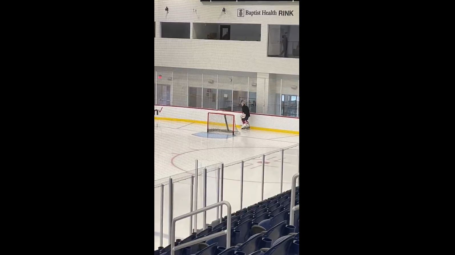 Un revenant à l'entraînement des Panthers ce matin