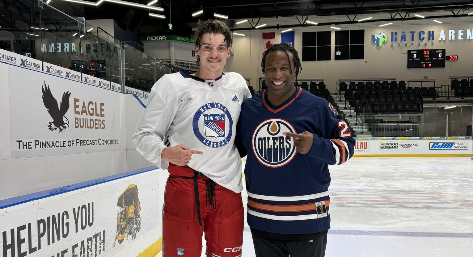 Bagarre: Matt Rempe s'est entraîné avec Georges Laraque