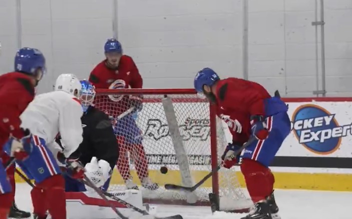 Kirby Dach confirme être totalement rétabli à son retour au complexe d&rsquo;entraînement des Canadiens