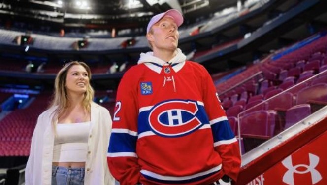 Patrik Laine et sa conjointe s&rsquo;impliquent déjà auprès d&rsquo;un organisme québécois