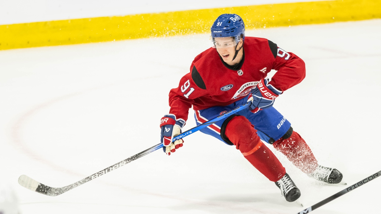Oliver Kapanen est contraint de rater la journée d&rsquo;entraînement des Canadiens de Montréal
