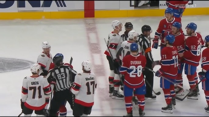 Aucune sanction et réaction surprenante de la LNH pour Arber Xhekaj et Ridly Greig