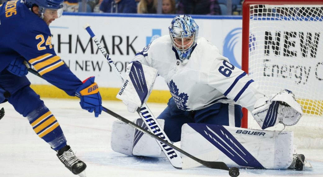 Le meilleur gardien des Maple Leafs de Toronto n'est pas disponible pour affronter les Canadiens