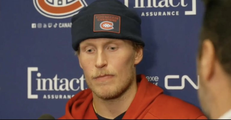 Selon la conjointe de Patrik Laine, la réhabilitation de l&rsquo;attaquant des Canadiens va très bien