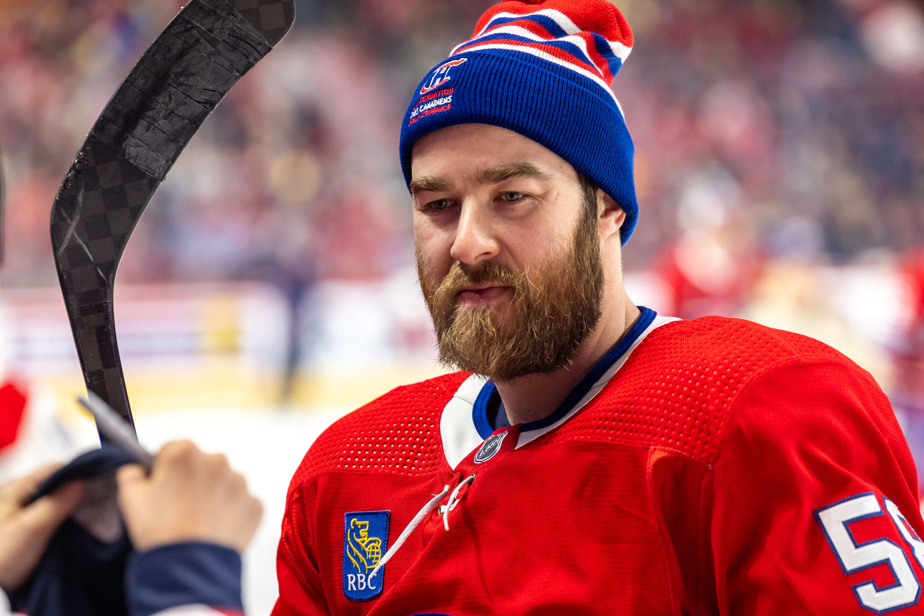 Zachary Bolduc et David Savard se taquinent avec quelques jurons