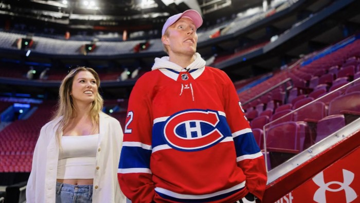 Autre geste remarquable de Patrik Laine et sa conjointe qui prouve qu&rsquo;ils adorent Montréal et le Québec