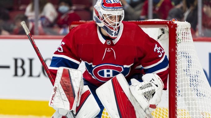 Un grand défi pour le Québécois Samuel Montembeault et les Canadiens de Montréal