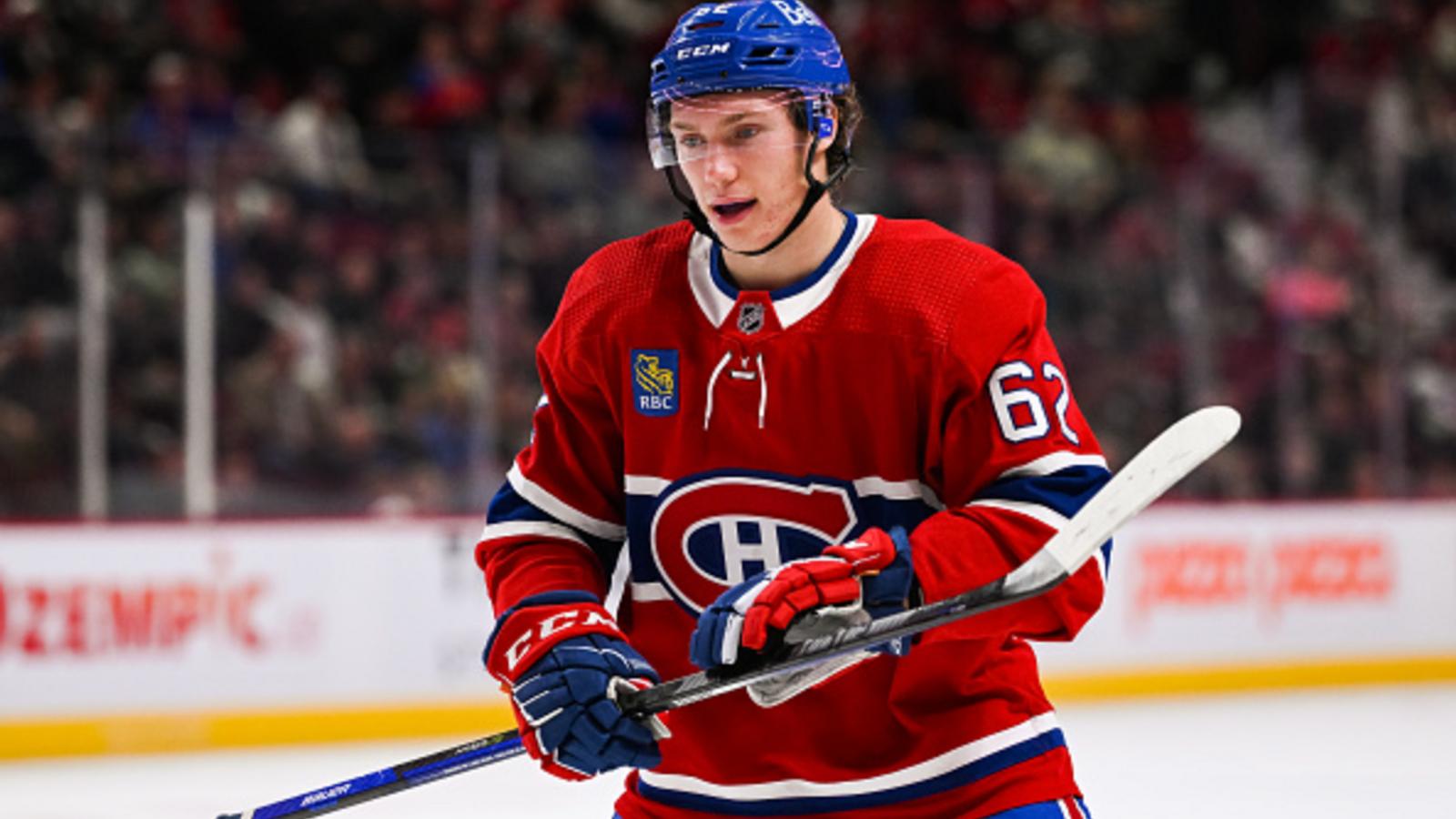 Owen Beck est en mission dans l'organisation des Canadiens de Montréal, selon son entraîneur-chef