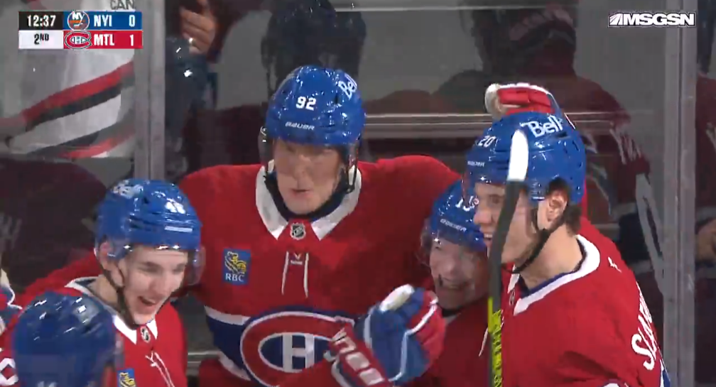 Patrik Laine inscrit son premier but avec le Canadien de Montréal