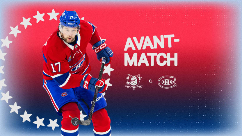Le Canadien de Montréal procède à une annonce concernant l&rsquo;heure du match de ce soir contre les Ducks