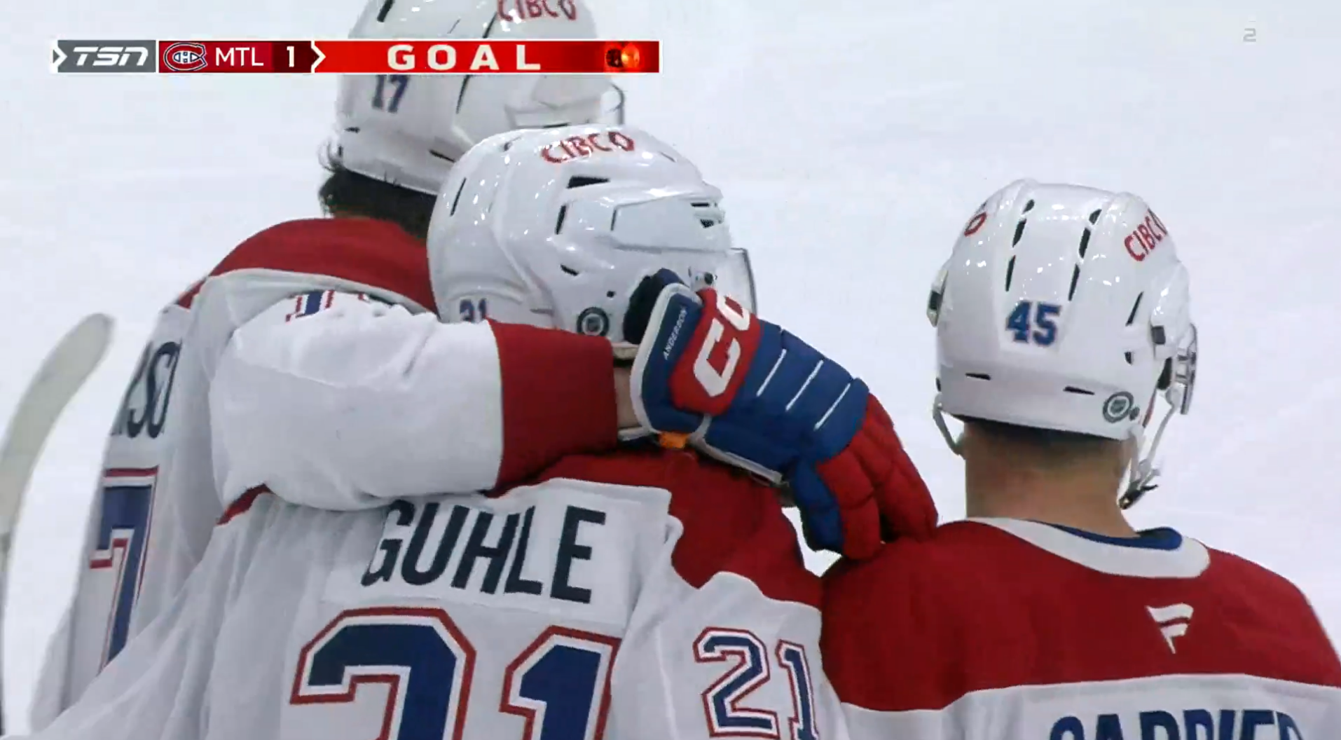 Mise à jour importante : La LNH clarifie l&rsquo;attribution d&rsquo;un but du Canadien contre Tampa Bay